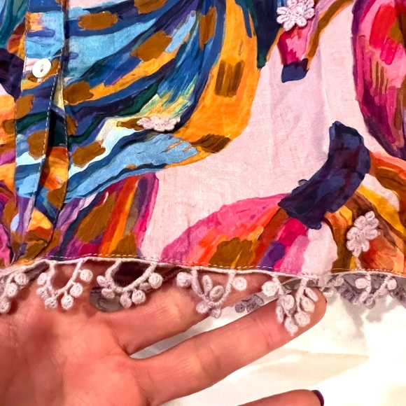 Farm Rio Puff Sleeve Top - Picture 7 of 9